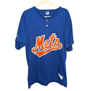 Vintage Russell sportswear 1994 New York Mets MLB Baseball Tshirt Jersey XXL men
